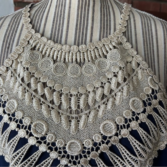 Lilly Pulitzer Pearl Soft Shift Dress in True Navy Blue Sz 8 - Picture 4 of 9